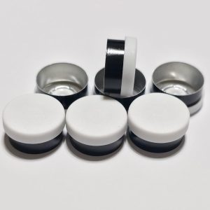 13MM Flip Top Seals Vit/Svart, 1000-Pack