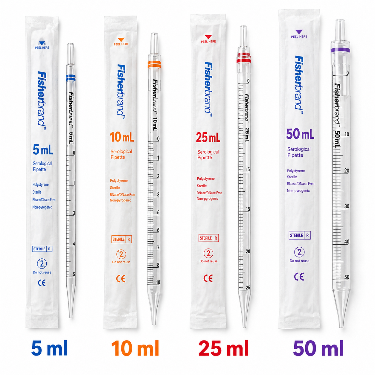 Fisherbrand Serologiska Pipetter – 5–50 ml
